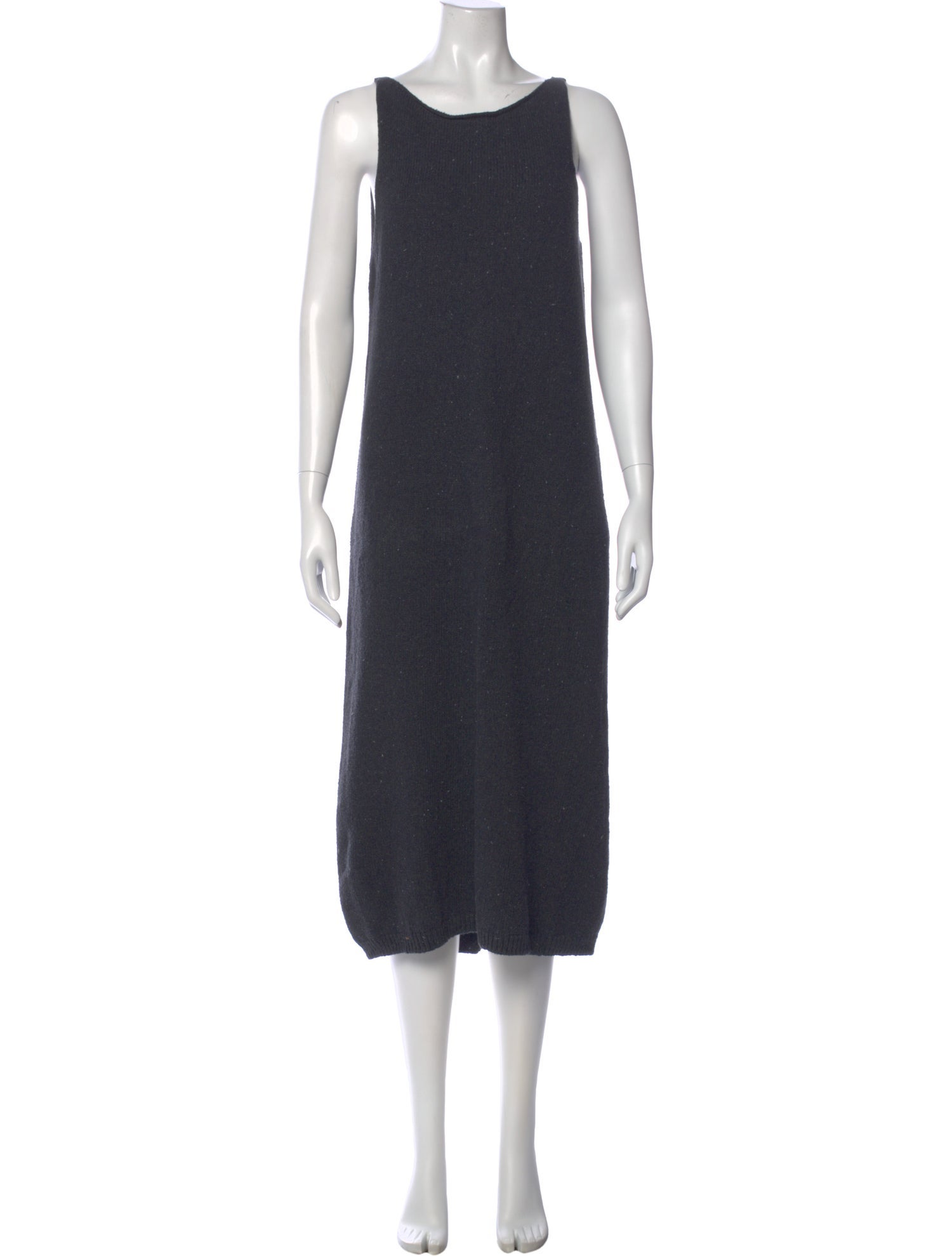 CORDERA Scoop Neck Midi Length Dress