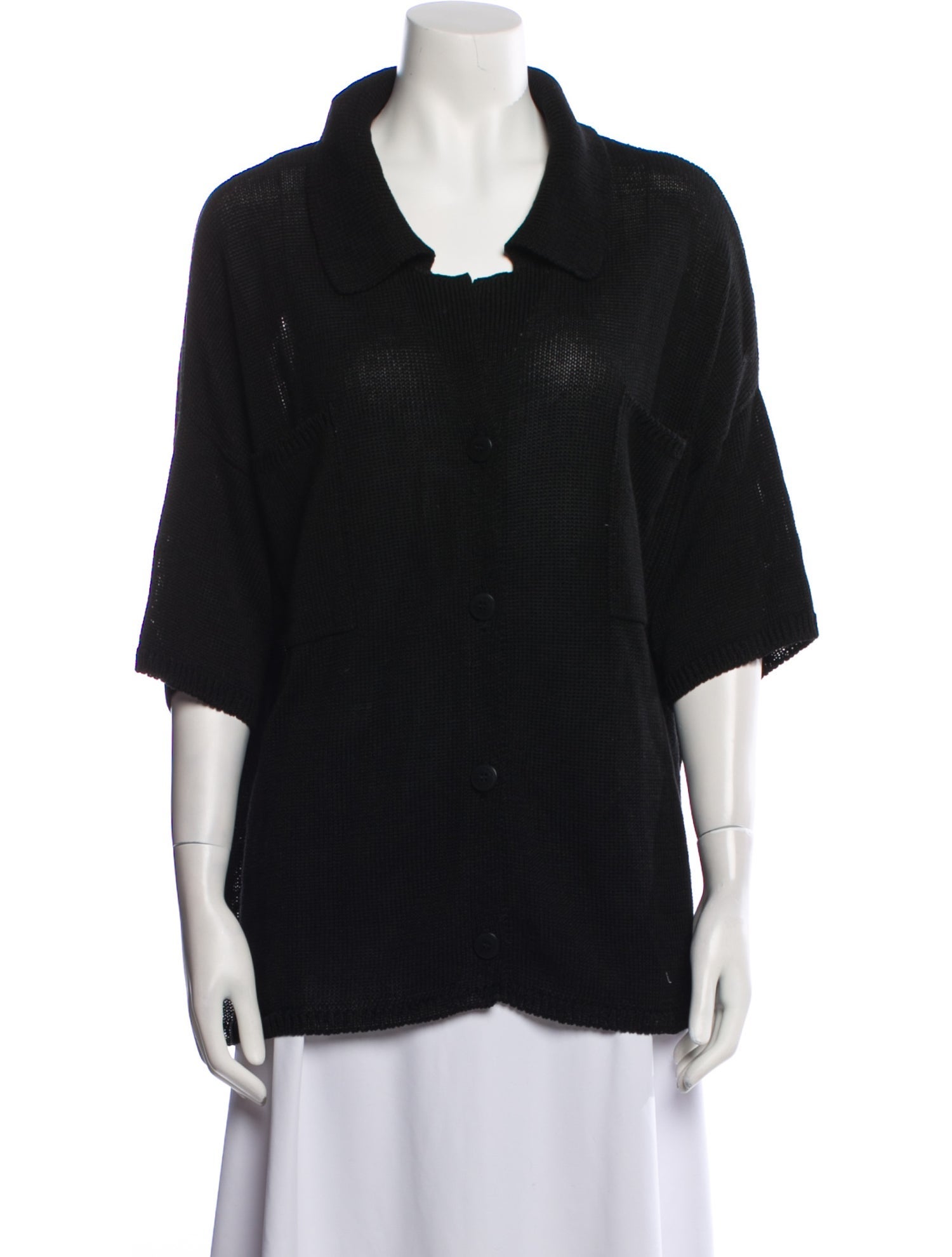 CORDERA Linen Mock Neck Sweater