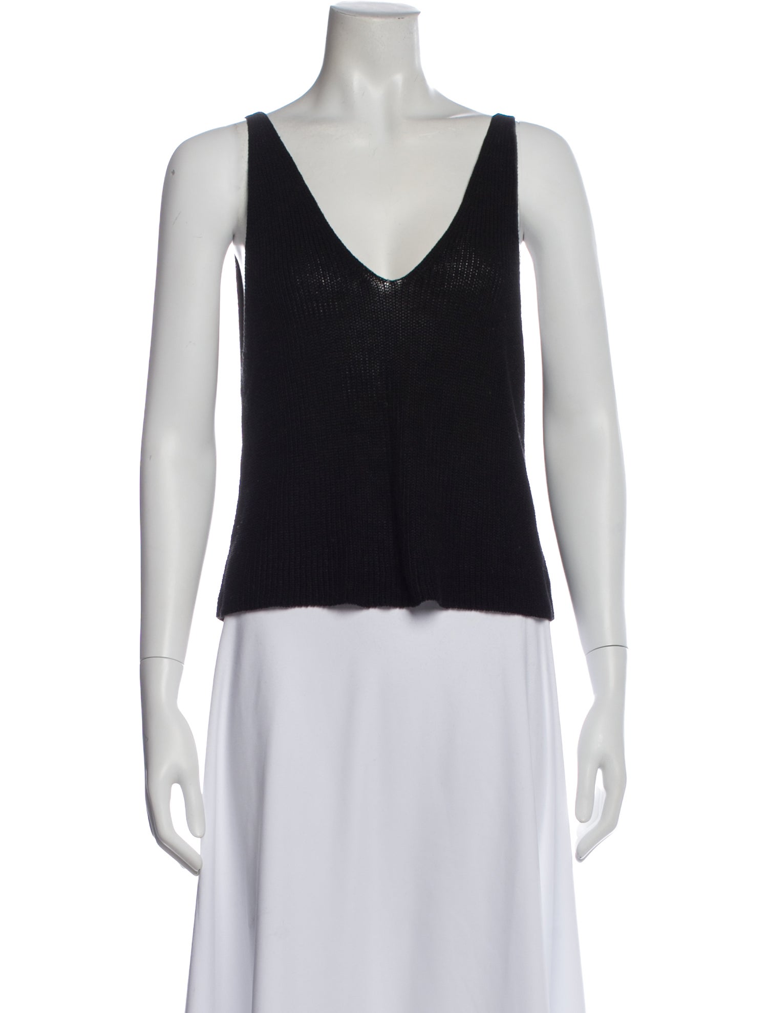 CORDERA Linen V-Neck Top