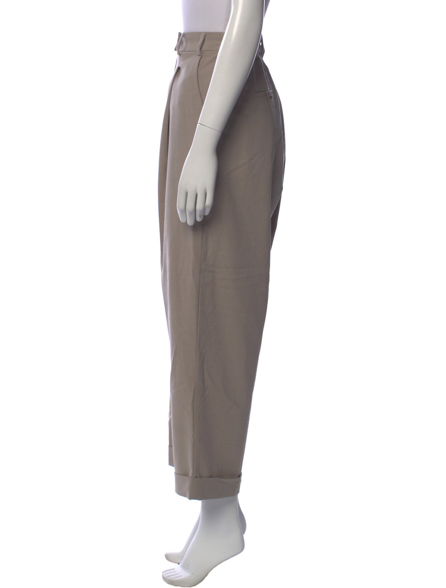 CORDERA Virgin Wool Wide Leg Pants