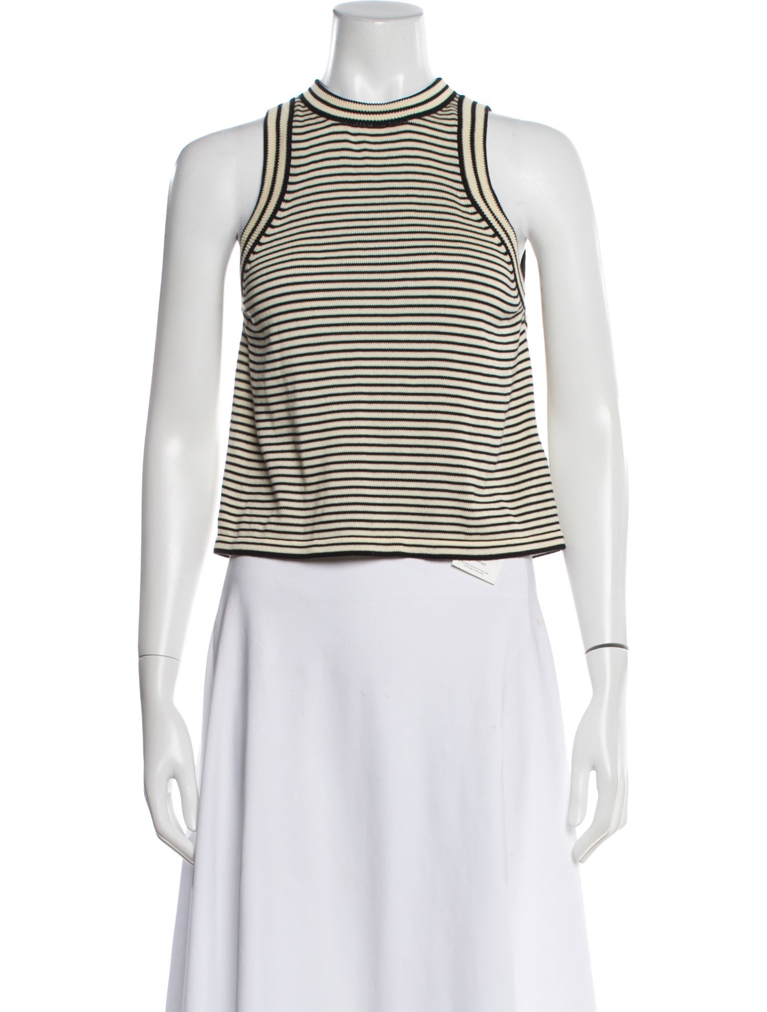 CORDERA Striped Crew Neck Sweater
