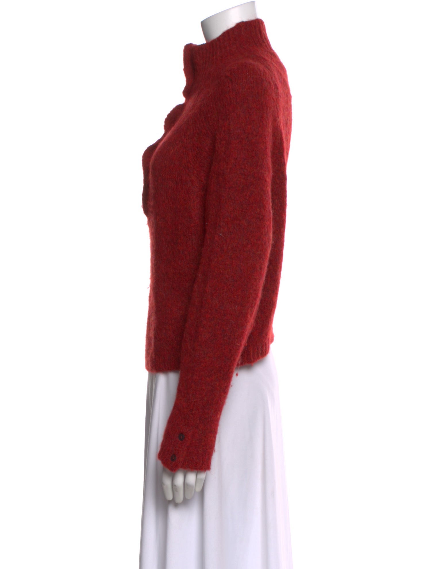 CORDERA Baby Alpaca Mock Neck Sweater