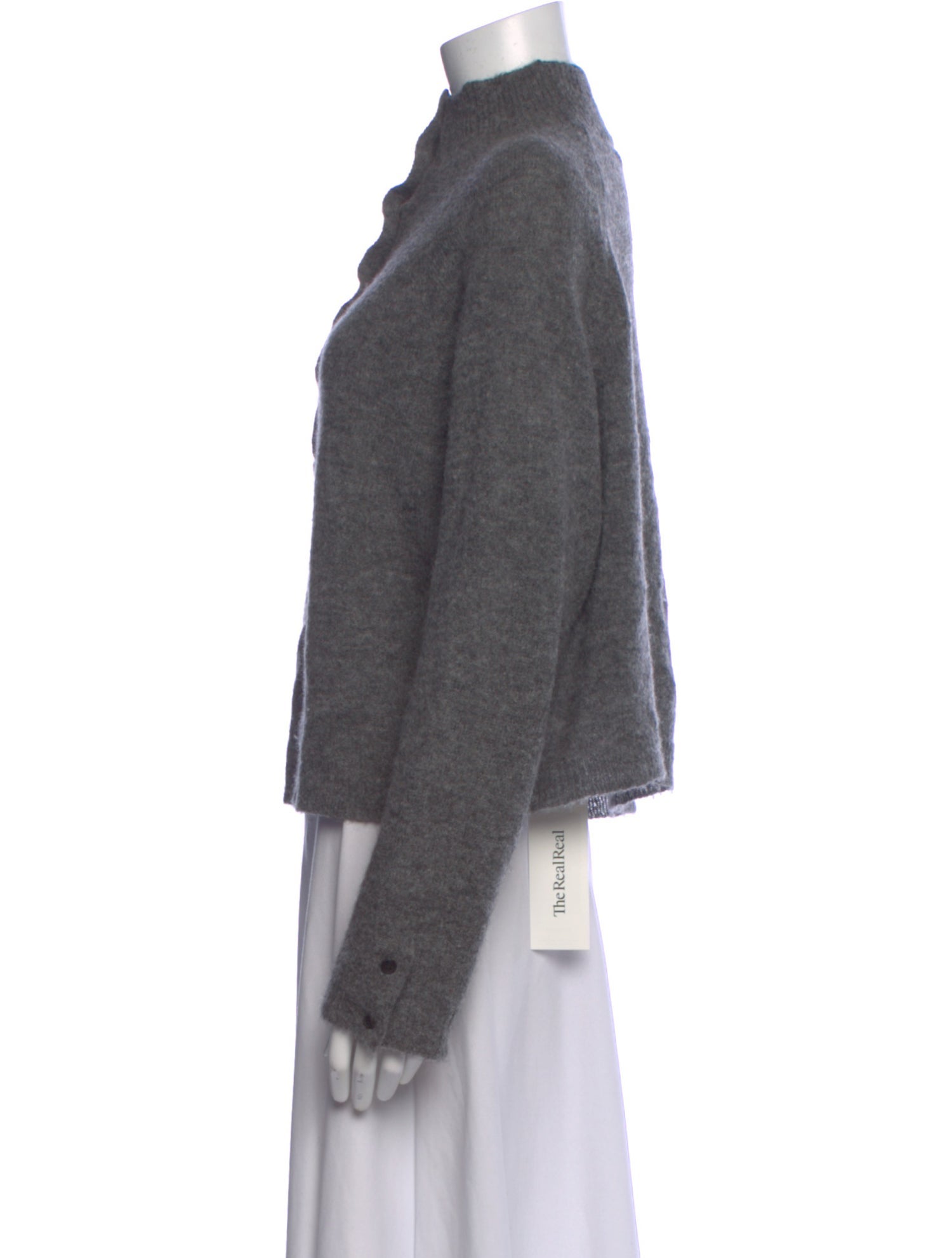 CORDERA Alpaca Mock Neck Sweater