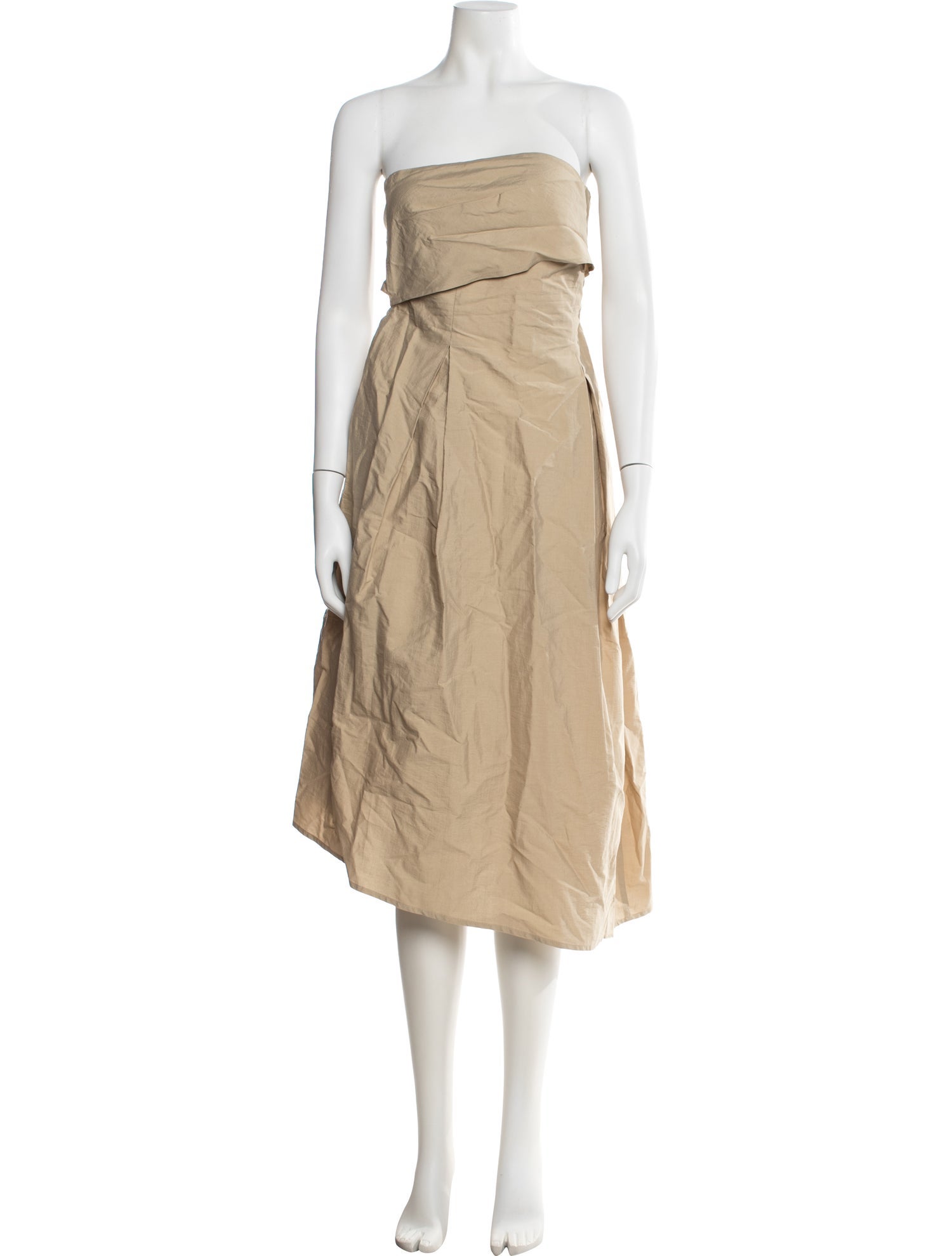 CORDERA Strapless Midi Length Dress