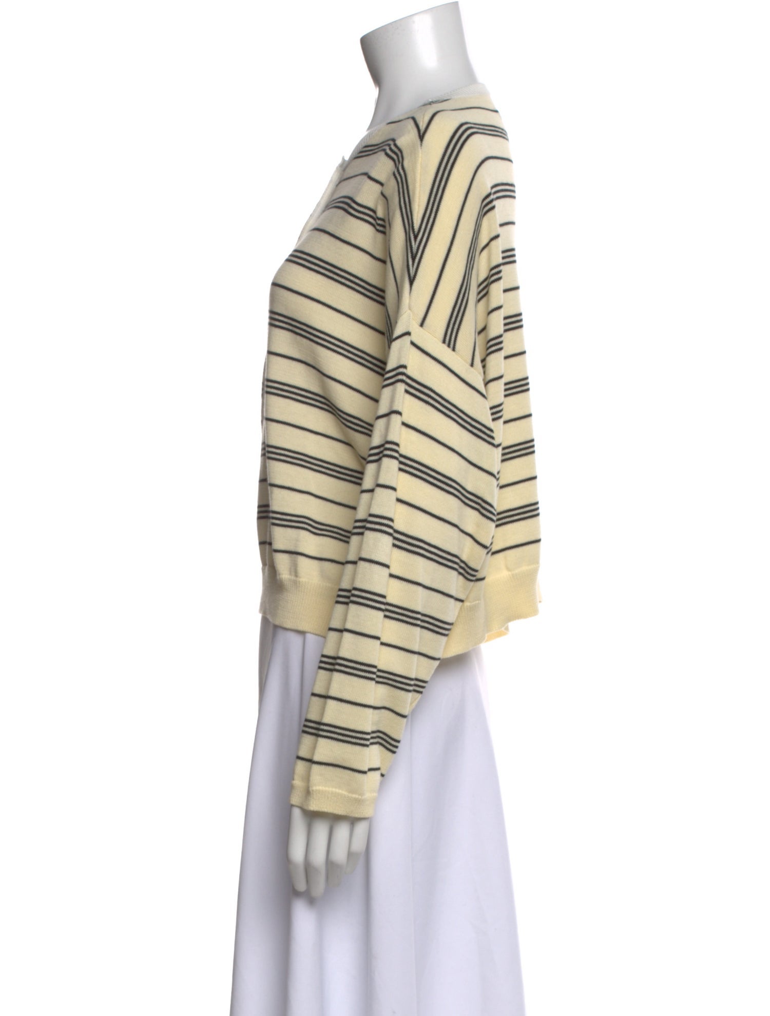 CORDERA Striped Crew Neck Sweater