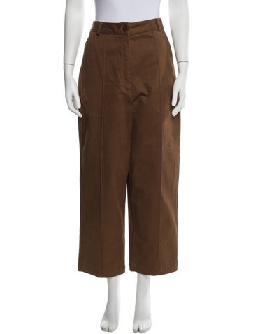 Pre-owned Cordera Wide Leg Pants In Brown