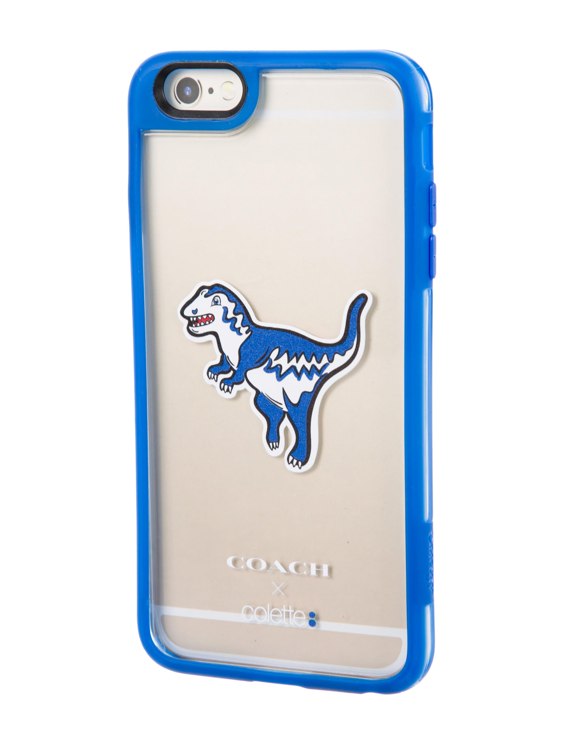 Coach x Colette Dinosaur iPhone 6 Plus Case w/ Tags - Blue Technology, Accessories - WCOCO20001 | The RealReal Coach x Colette Dinosaur iPhone 6 Plus Case w/ Tags - Blue Technology, Accessories - WCOCO20001 | The RealReal