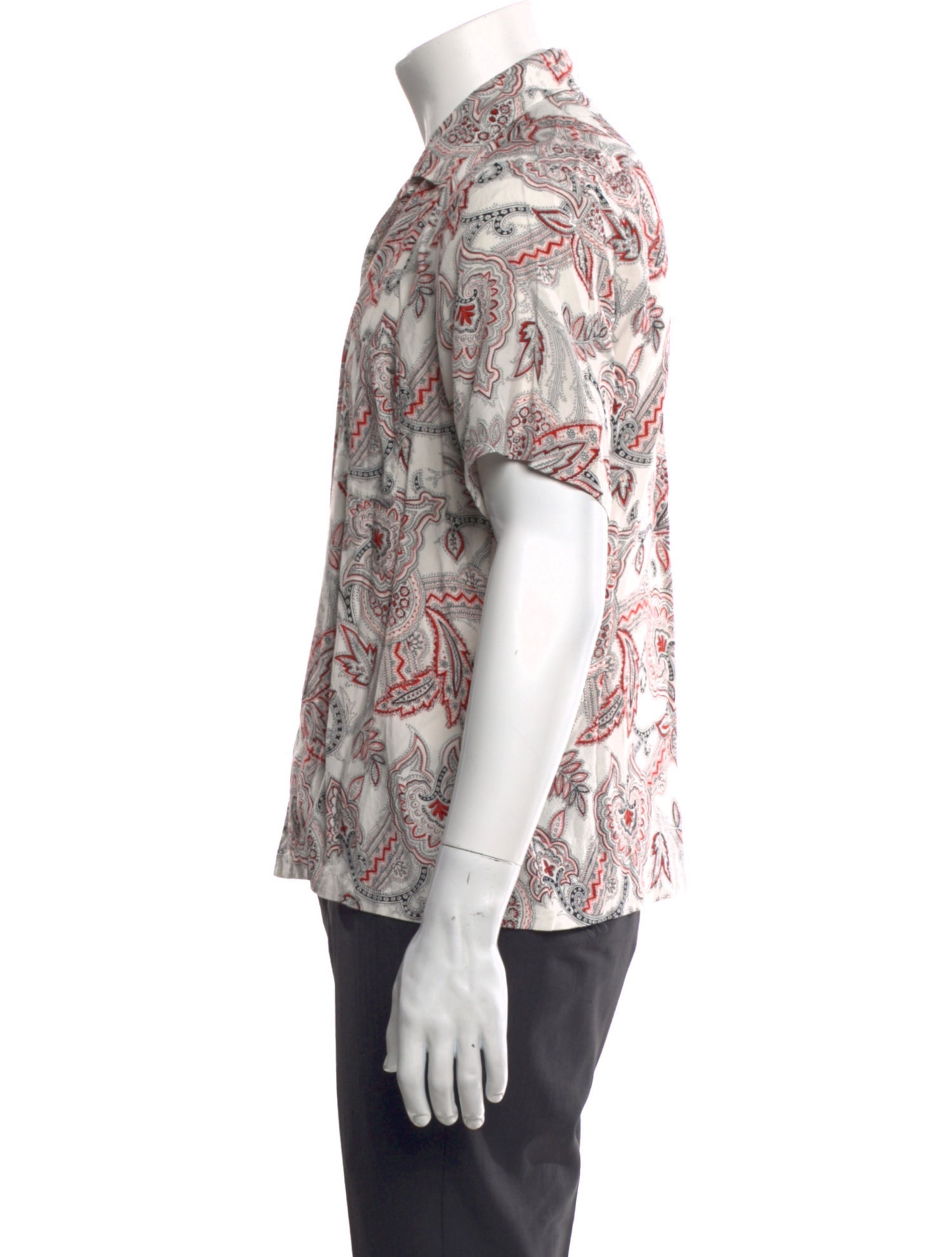 Comme des Garçons Homme Floral Print Short Sleeve Shirt