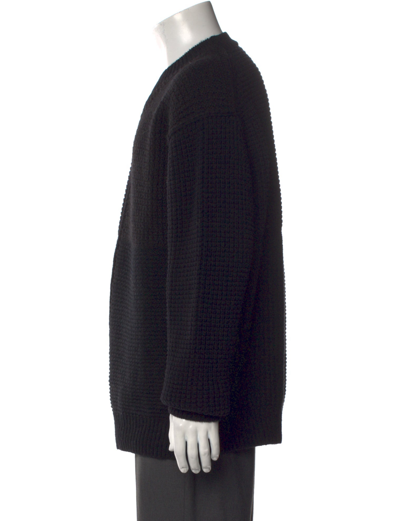 Comme des Garçons Homme Wool Crew Neck Cardigan