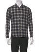 Comme des Garçons Homme Plaid Print Long Sleeve Shirt