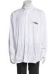 Comme des Garçons Homme Graphic Print Long Sleeve Dress Shirt