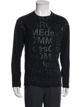 Comme des Garçons Homme Graphic Print Crew Neck T-Shirt