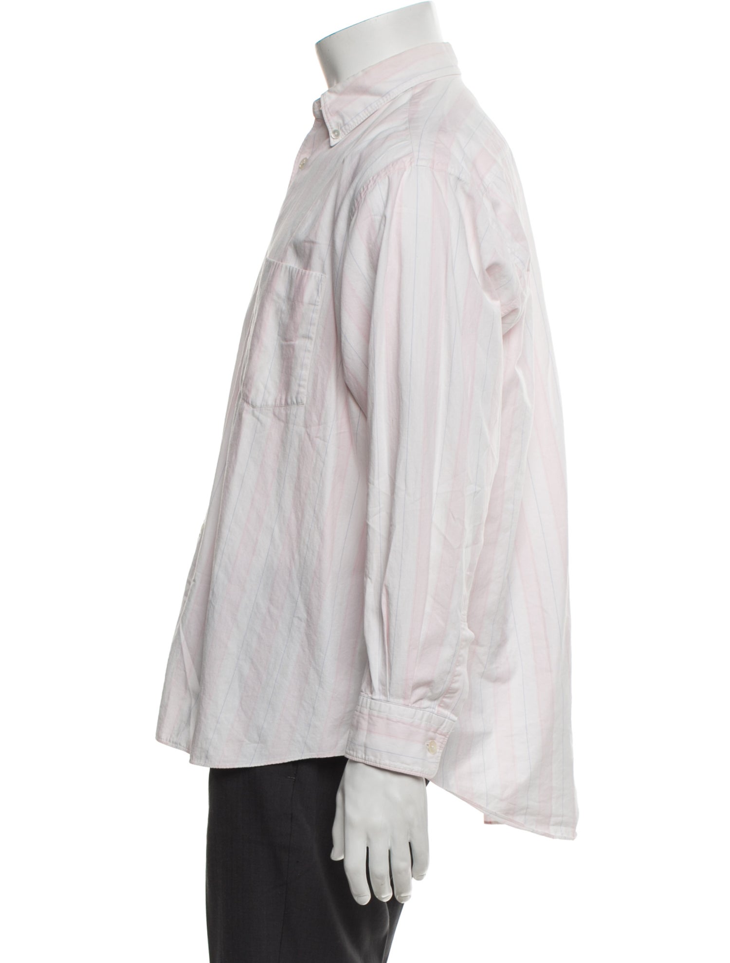 Comme des Garçons Homme Striped Long Sleeve Shirt