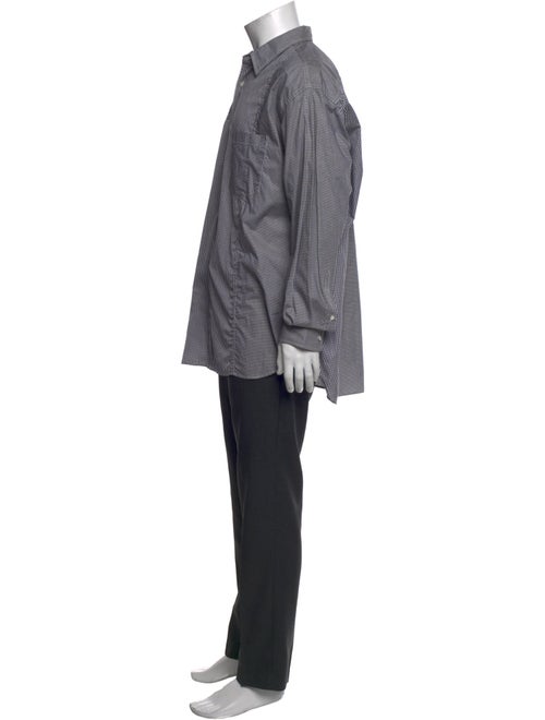 Comme des Garçons Homme Plaid Print Long Sleeve Dress Shirt