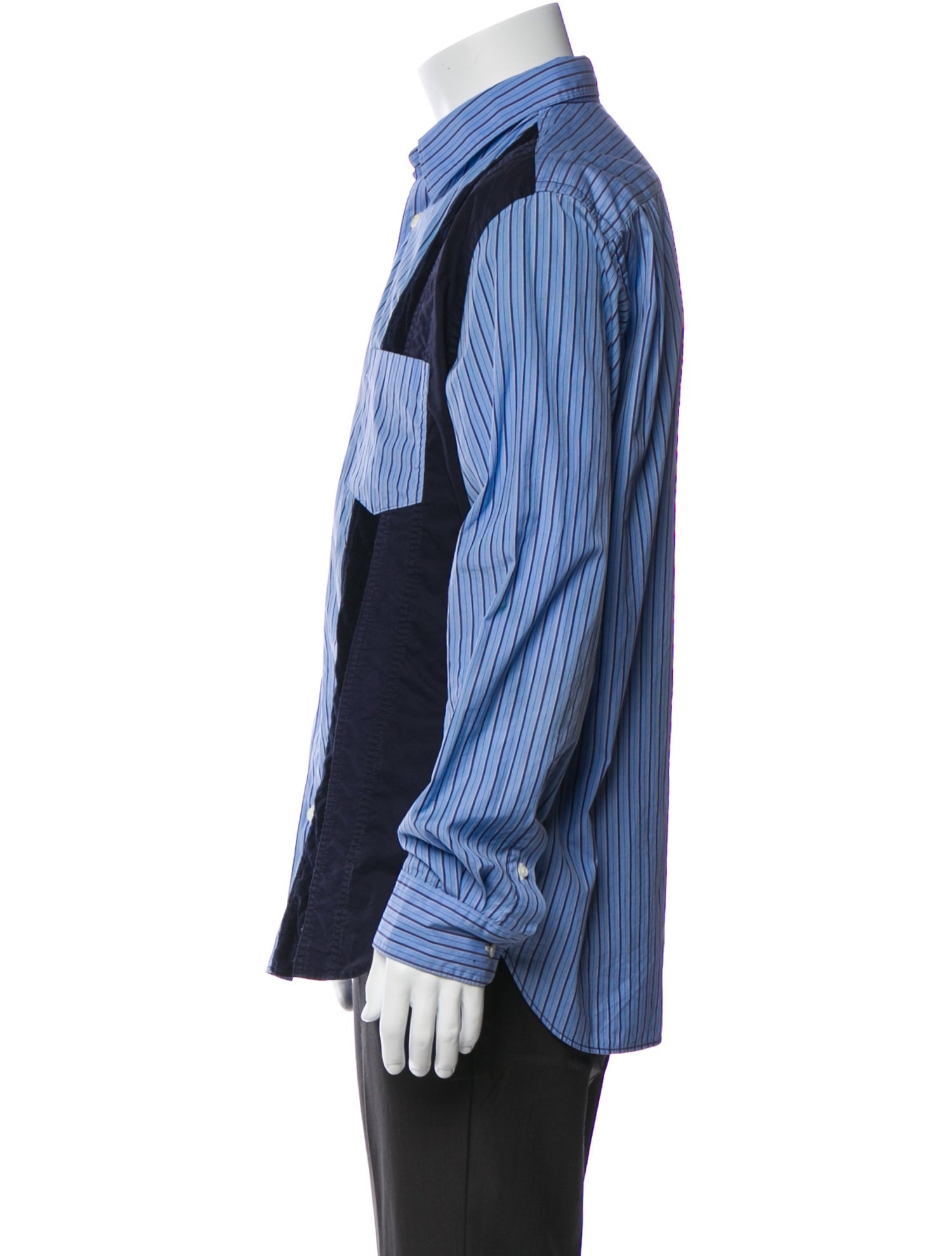 Comme des Garçons Homme Striped Long Sleeve Shirt