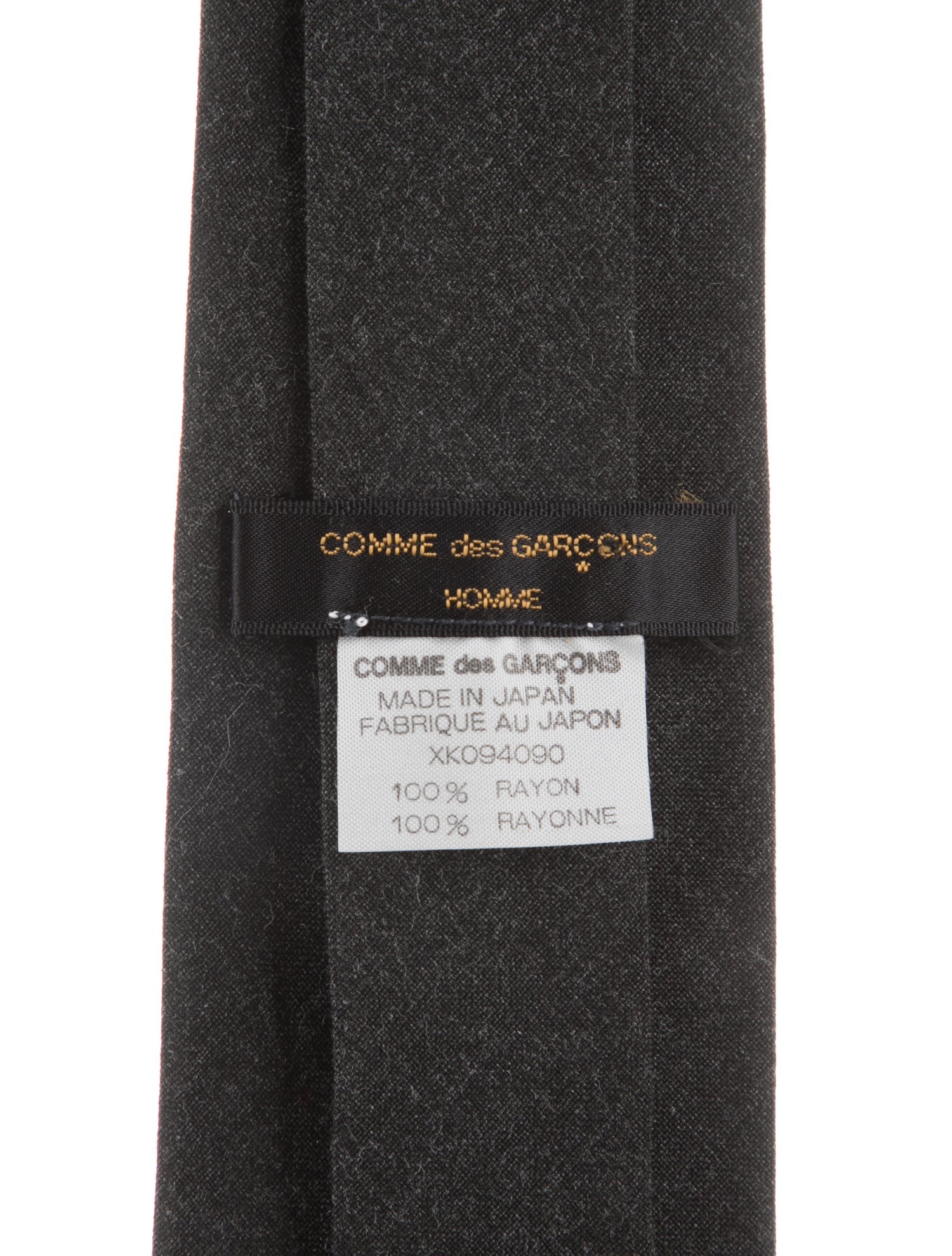 Comme des Garçons Homme Vintage Late 1980's/Early 1990's Skinny Tie