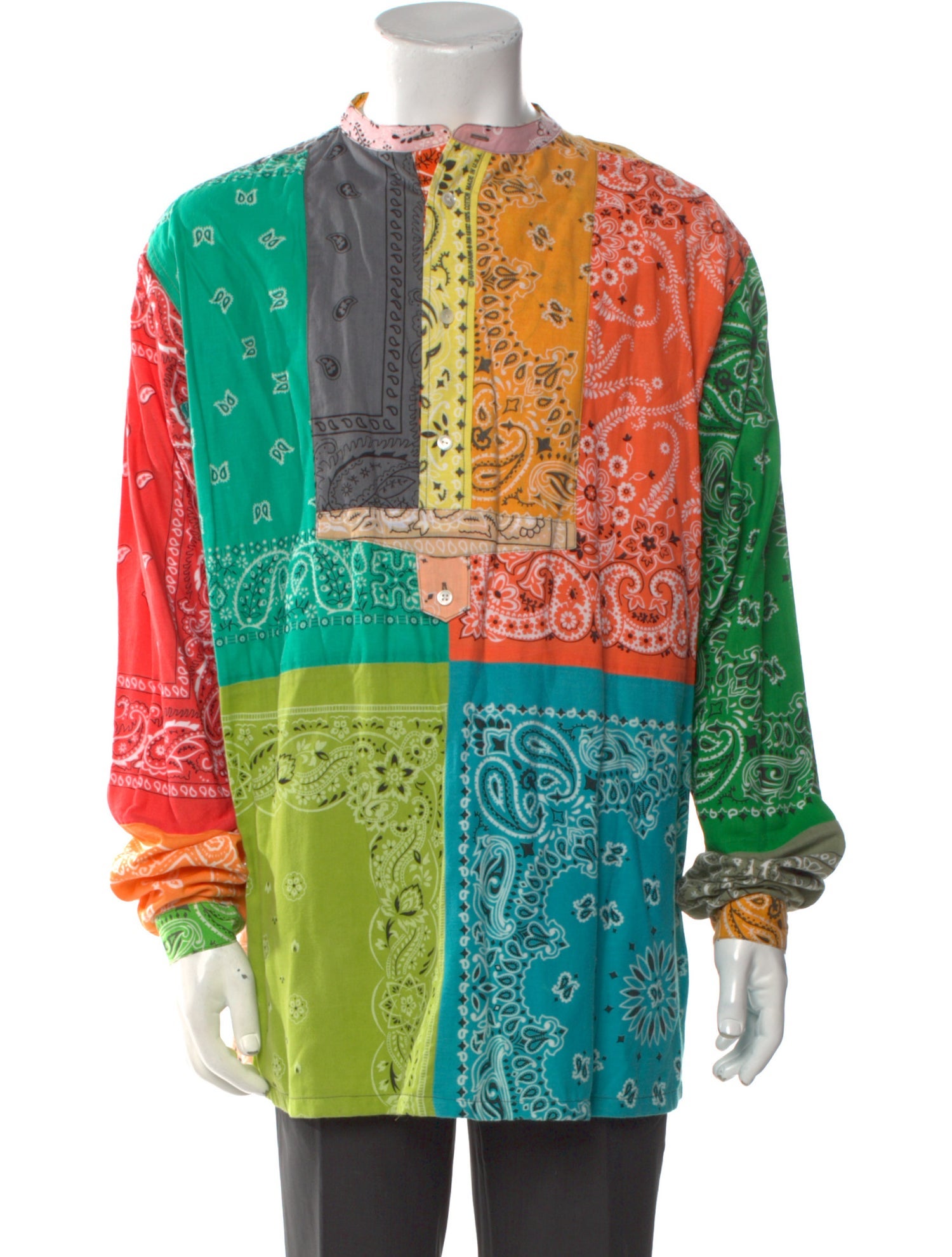 Children of the Discordance Paisley Print Long Sleeve Shirt