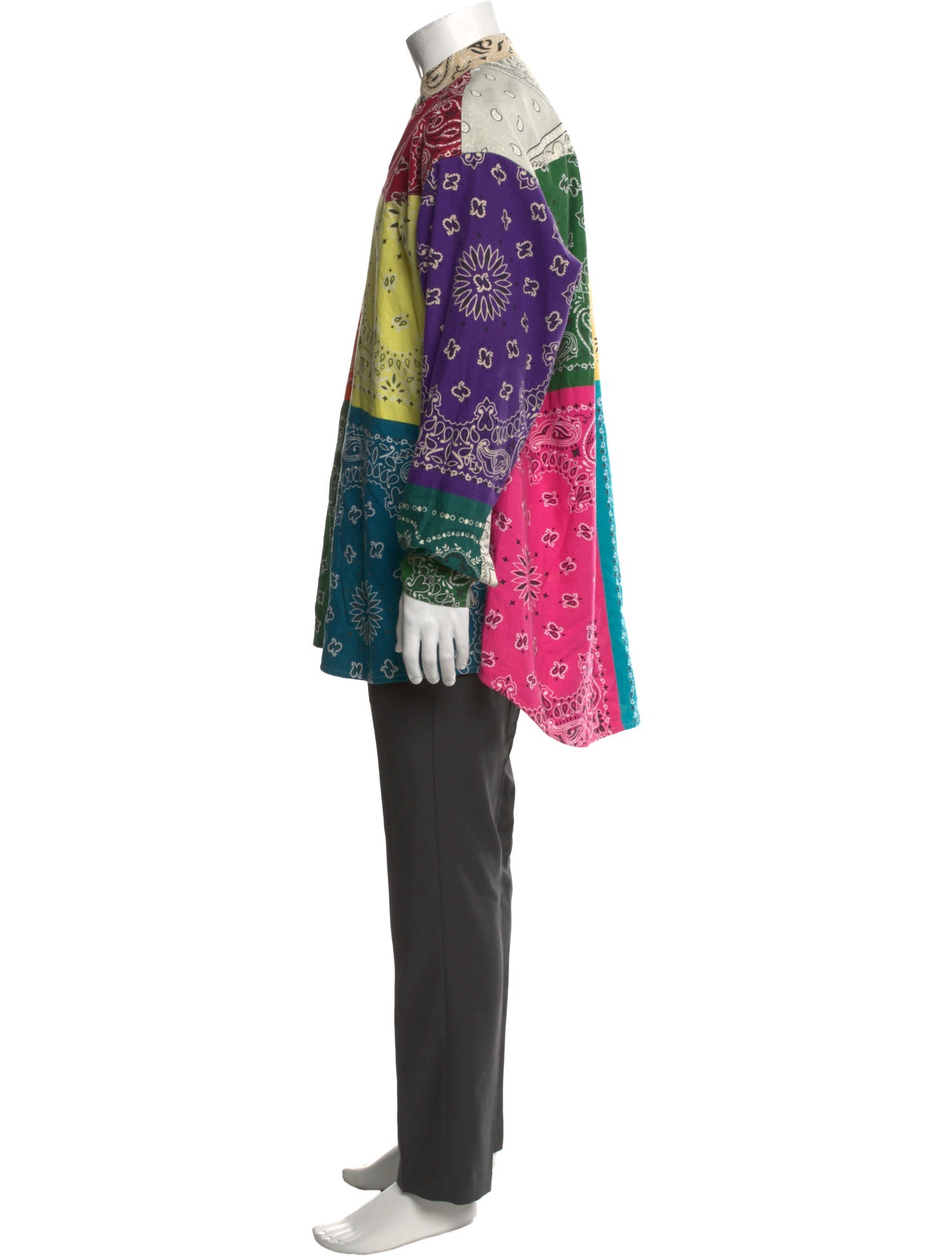 Children of the Discordance Paisley Print Long Sleeve Shirt