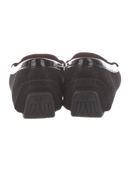 Couture Donald J Pliner Suede Crystal Embellishments Loafers