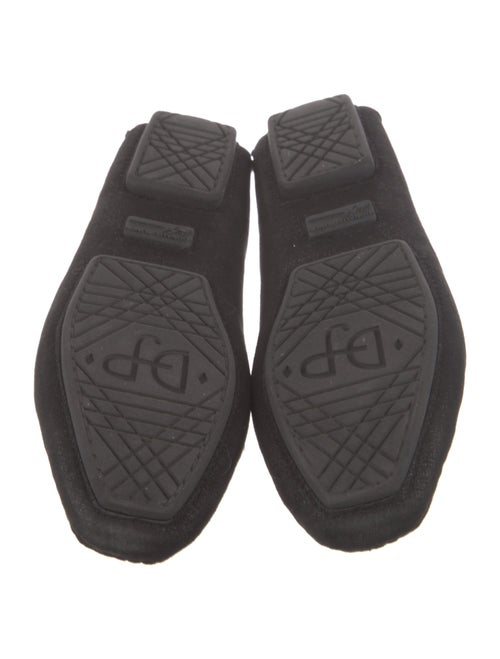 Couture Donald J Pliner Suede Crystal Embellishments Loafers