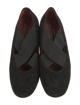 Couture Donald J Pliner Suede Cutout Accent Flats