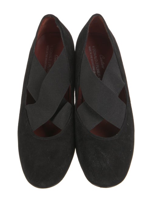 Couture Donald J Pliner Suede Cutout Accent Flats
