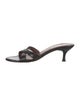 Couture Donald J Pliner Leather Printed Slides