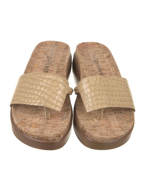 Couture Donald J Pliner Leather Slides
