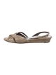 Couture Donald J Pliner Suede Distressed Accents Slingback Sandals