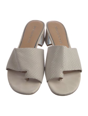 Couture Donald J Pliner Leather Slides