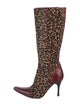 Couture Donald J Pliner Ponyhair Printed Boots