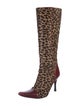 Couture Donald J Pliner Ponyhair Printed Boots