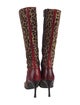 Couture Donald J Pliner Ponyhair Printed Boots