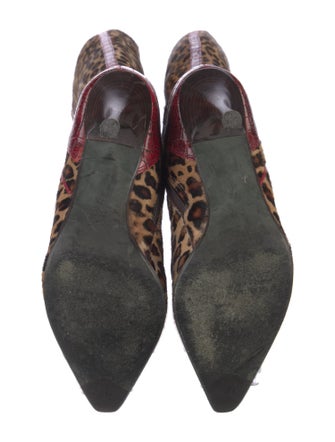 Couture Donald J Pliner Ponyhair Printed Boots