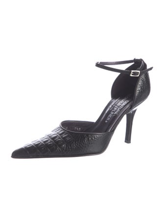Couture Donald J Pliner Leather D'Orsay Pumps