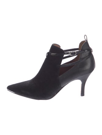 Donald Pliner Leather T-Strap Pumps