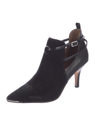 Donald Pliner Leather T-Strap Pumps