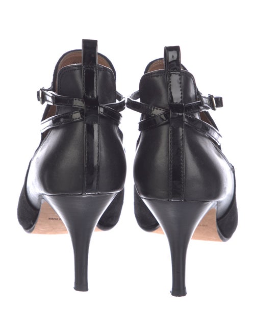 Donald Pliner Leather T-Strap Pumps