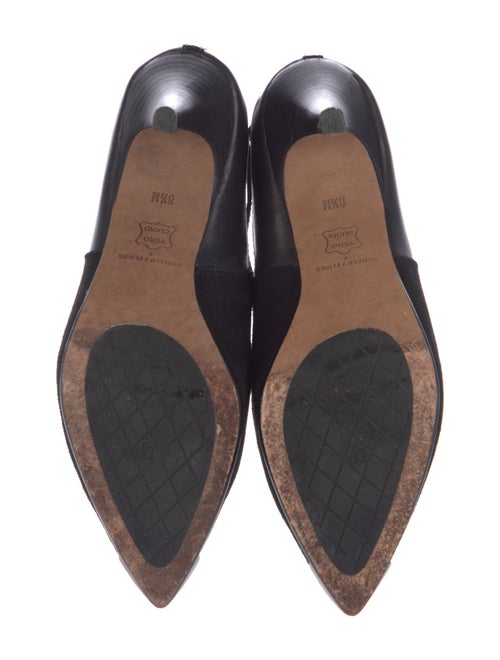 Donald Pliner Leather T-Strap Pumps