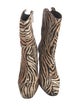 Couture Donald J Pliner Ponyhair Animal Print Western Boots