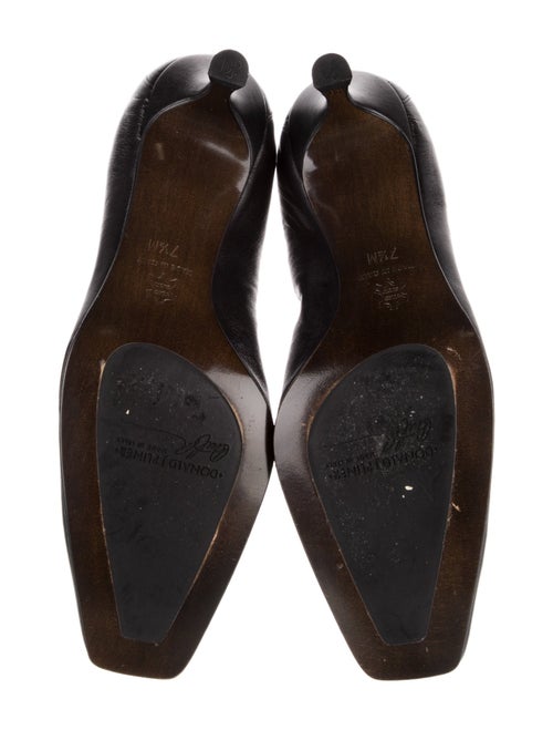 Couture Donald J Pliner Leather Animal Print Pumps