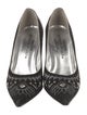 Couture Donald J Pliner Suede Patterned Pumps