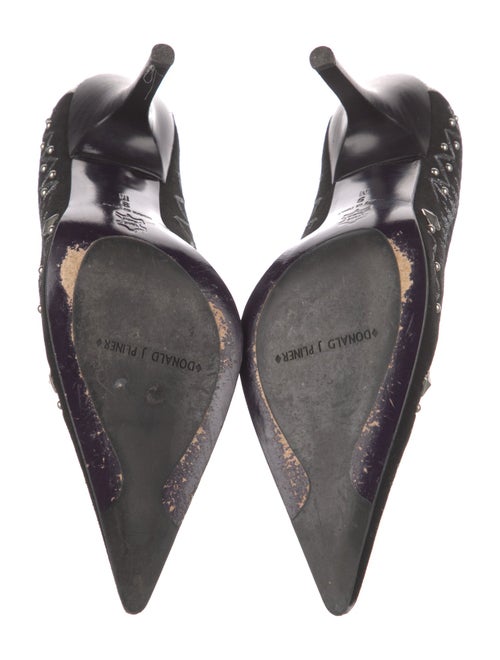 Couture Donald J Pliner Suede Patterned Pumps