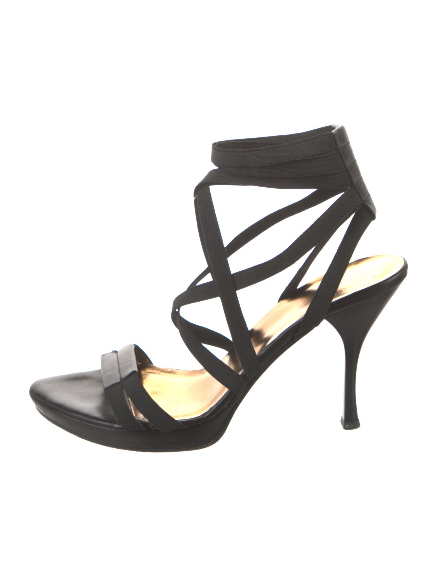 Couture Donald J Pliner Satin Sandals