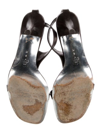 Couture Donald J Pliner Leather T-Strap Sandals