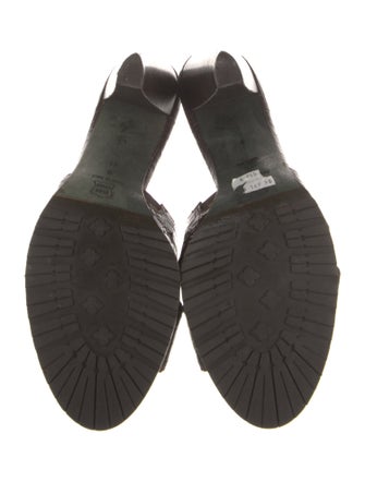 Couture Donald J Pliner Leather Printed Slides