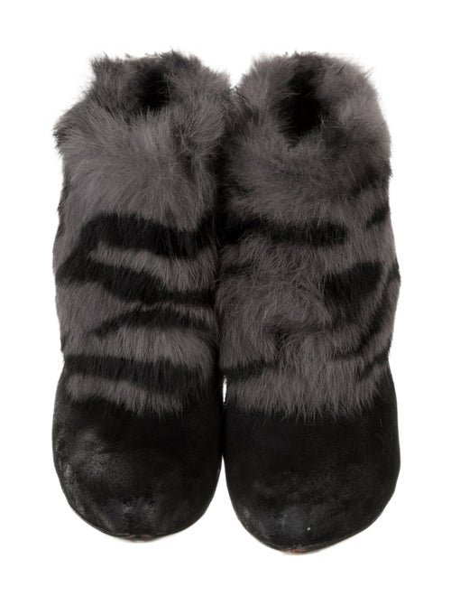 Couture Donald J Pliner Suede Animal Print Boots