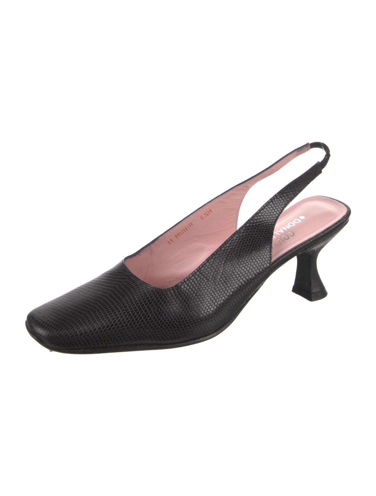 Couture Donald J Pliner Leather Slingback Pumps