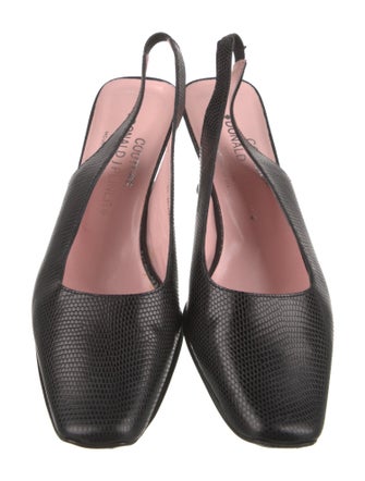 Couture Donald J Pliner Leather Slingback Pumps
