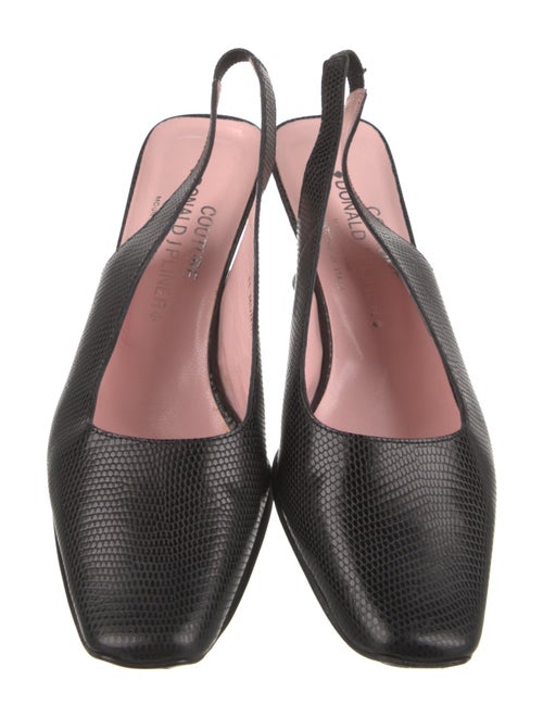 Couture Donald J Pliner Leather Slingback Pumps